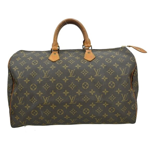 Louis Vuitton Monogram Speedy 40 Duffle Handbag M41522 VI863 YQ02476 - Picture 1 of 10